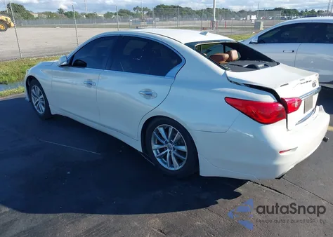 2017 Infiniti Q50 3.0T Premium from USA, damaged, VIN JN1EV7AP1HM741244